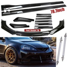 For Acura Rsx Dc5 Front Bumper Lip Spoiler Splitter Side Skirt Rear Strutrod