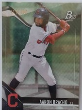 2021 Bowman Platinum Aqua Icy Foil Aaron Bracho /299