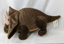 Kohls Brown Dinosaur Plush Triceratops 7 Inch 2020 Stuffed Animal Toy