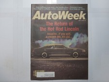 Autoweek July 29 1985 Hot Rod Lincoln Mk VII LSC LeMans Porsche 7M