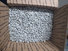 CERAMIC TUMBLING MEDIA 18 pounds of 3/8" x 3/8"  Angle Cut Triangles