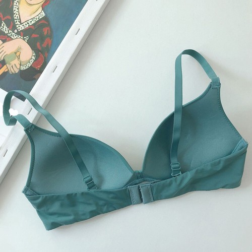 Adult small-busted Ladies Bras Thin Padded Sexy Lingerie Wireless Brassiere Soft - Picture 10 of 16