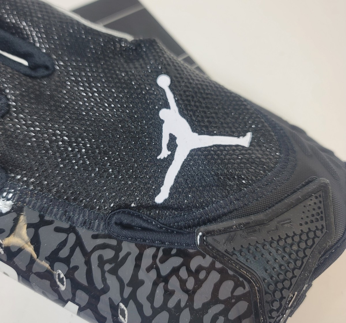 Nike Jordan Vapor Jet 7.0 Football Gloves Black Cement XL Nike Jordan Vapor Jet 7.0 Football Gloves Black Cement XL