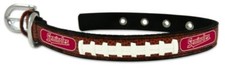 NCAA Florida State Seminoles Football Leather Dog Collar Size Small FSU