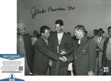 JACK BURKE JR. SIGNED 8x10 PHOTO 1956 MASTERS WINNER CHAMPION C BECKETT COA BAS