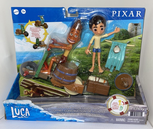 Disney Pixar Luca Scooter Build \u0026 Crash 