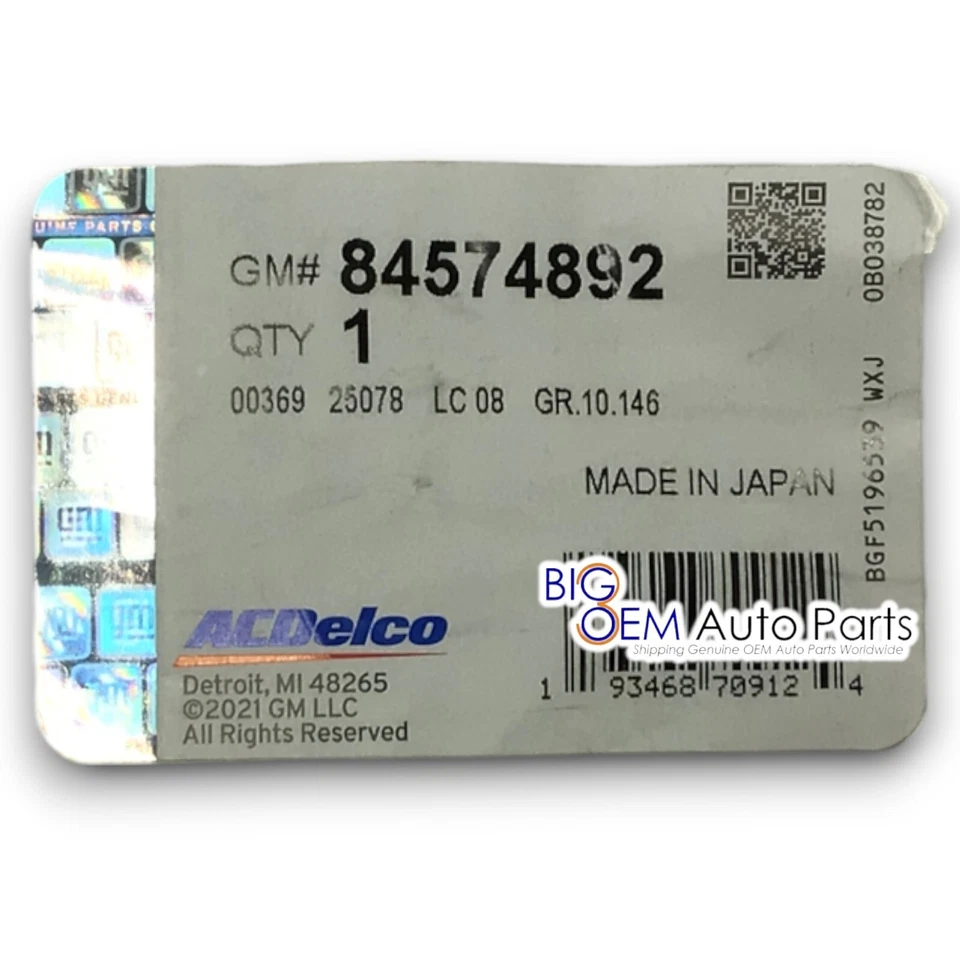 Limpiaparabrisas lateral para pasajeros Buick Cadillac Chevrolet GMC nuevo OEM ACDELCO 84574892 Foto 4 de 4