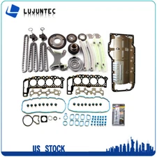 Timing Chain Set Oil Pan Gasket Head Gasket Set For 00-01 Dodge Dakota 4.7L SOHC