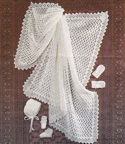 BABYS~SCHAL~HAUBENSTIEFEL~~SCHNELLSTRICK~STRICKMUSTER~GR. (OX 28)