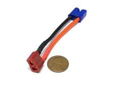 1 Piece RC Male EC3 to Female Deans Ultra type Male Adapter wired connector B27