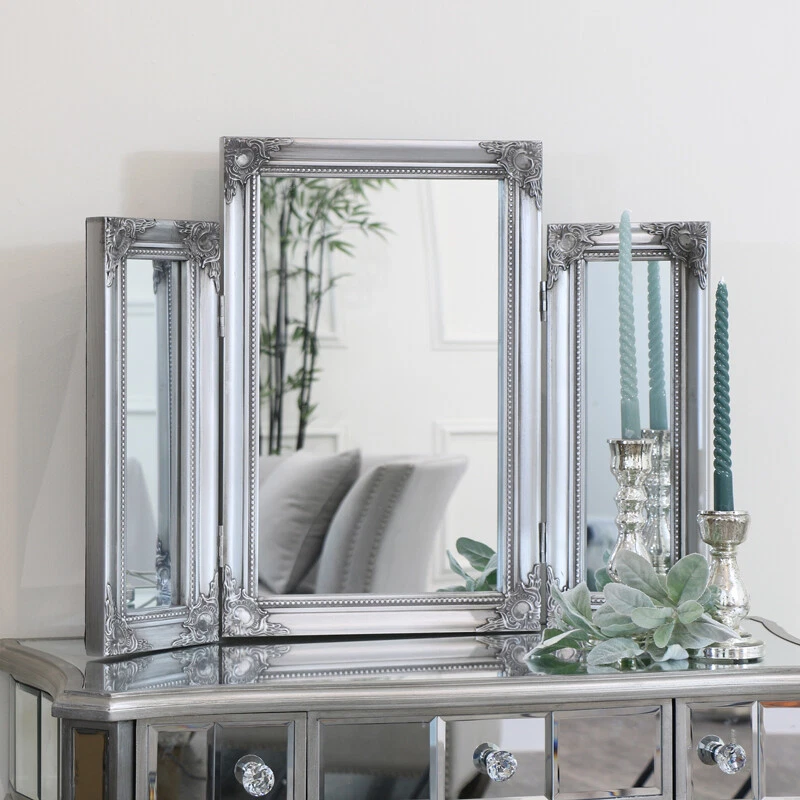 Vintage triple dressing table cheap mirror
