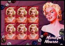 MALDIVE ISLANDS 2824 - Marilyn Monroe "Full Pane" (pc64086)