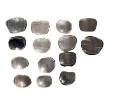 Lot of Antique Vintage Glass Plastic Eyeglasses Lenses No Frames Repurpose