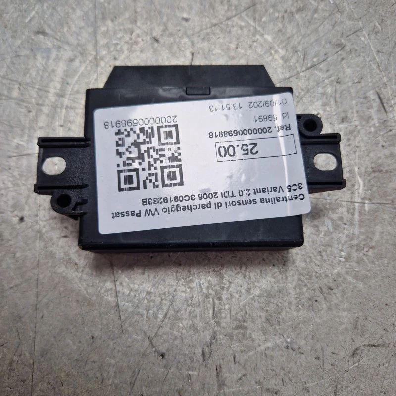 Centralina sensori di parcheggio VW Passat 3C5 Variant 2.0 TDI 2005 3C0919283B - Immagine 3 di 3