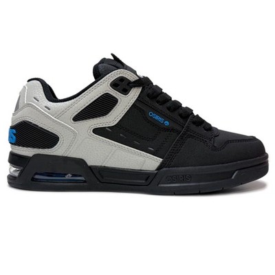 OSIRIS SCHUHE PERIL GRAU SCHWARZ CYAN SNEAKER