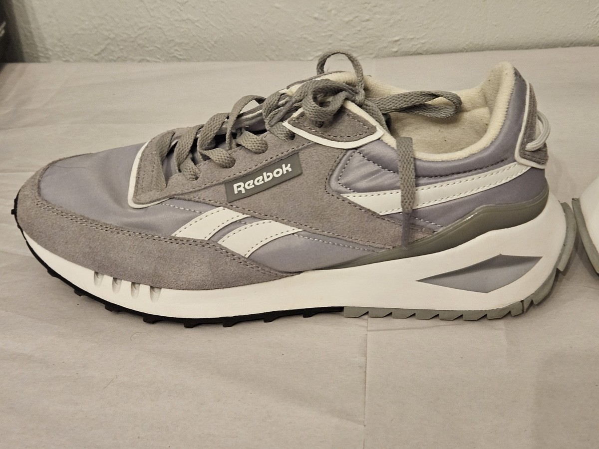 Reebok Forte Racer Shoes Sneakers Men's Size 9½ Grey and White