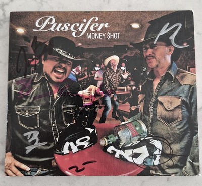 SIGNED Puscifer - Money Shot (CD 2015) AUTOGRAPHED