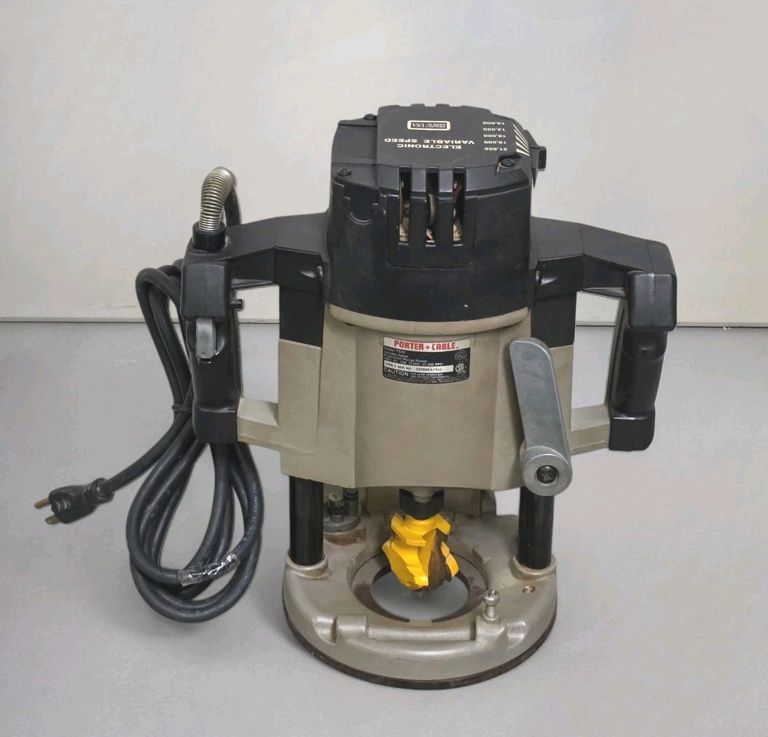 Porter Cable Speedmatic 7539 3-1/4HP Variable speed Production Plunge ...