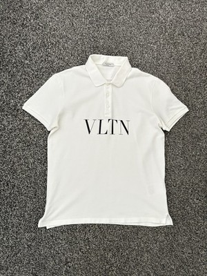 Valentino VLTN Men's White Polo Shirt Large L Slim Fit | eBay
