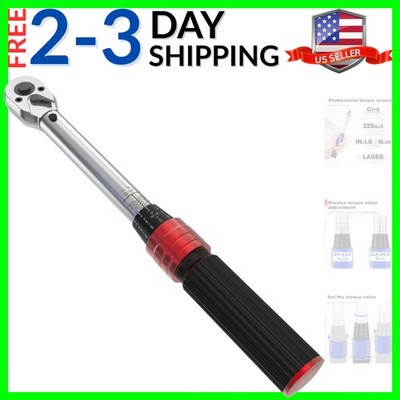 1/4-inch Drive Click Small Bike Torque Wrench 20-220in.lb / 2.3-24.9Nm Alloy ...