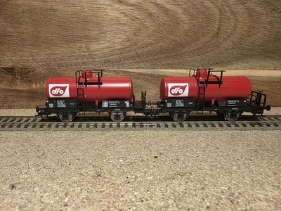 Fleischmann H0 5426 09 K - zweiteiliges Kesselwagenset ''dfo'' DSG OVP NEUWERTIG