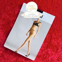 Wisdom Tights By Wolford M Medium Black Schwarz Strumpfhose Transparent Spruch