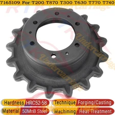 Drive Sprocket 6 Hole 17 Tooth Single Speed For Bobcat T200 T300 T630 T770
