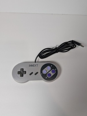 iNNEXT Retro SNES Style Wired USB Controller Gamepad E