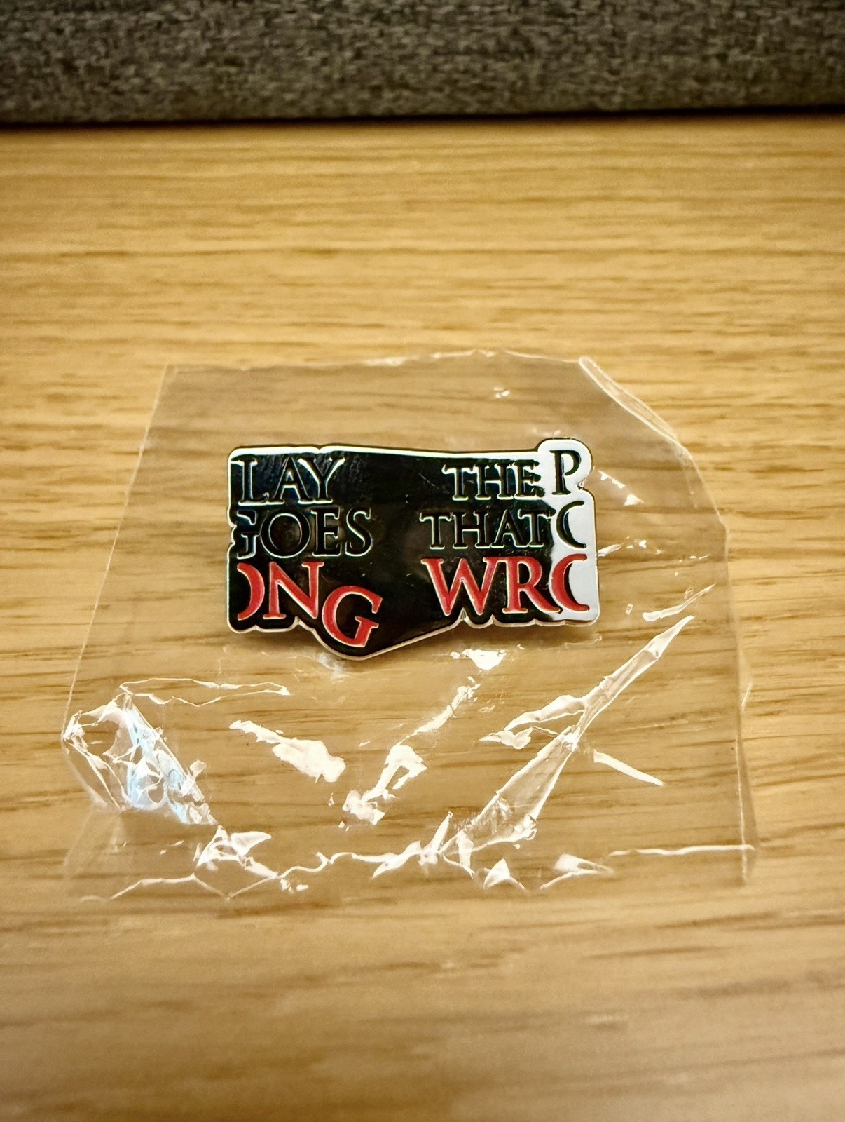 The Play That Goes Wrong Lapel Pin