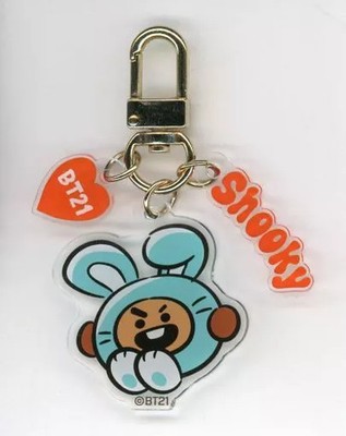 BT21 Suga Shooky Rabbit Acrylic Keyring BTS K-Pop Collectible  BT21  Keychai