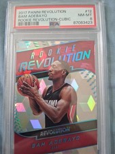 Bam Adebayo Rookie Revolution Cubic #d/50 SSP  Pop 1 Psa 8 N-MT 1 Of 1 Rare