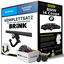 Für BMW i4 Coupe G26 Anhängerkupplung abnehmbar +eSatz 13pol 11.2021-jetzt NEU