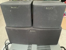 2 Sony SS-SR100 8 Ohms 50 Watt Speakers Made In The USA - Tested And Working