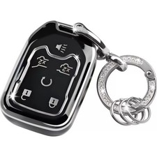 Key Fob Cover Protector Case Fit For Chevy Silverado Suburban Tahoe Remote Key