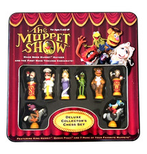 The Muppet Show Deluxe Collector's Chess Set Complete Metal Tin