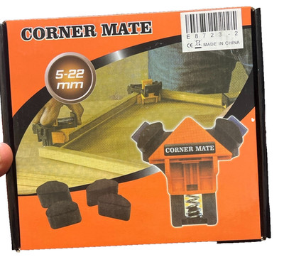KKmoon Corner Mate Eckzwingen 4er Set 5-22 mm 90° Holz Rahmenklemme Neu