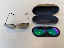 Porsche Design P'8478 Sunglasses, Black Titanium with 2 Sets of Lenses and Case