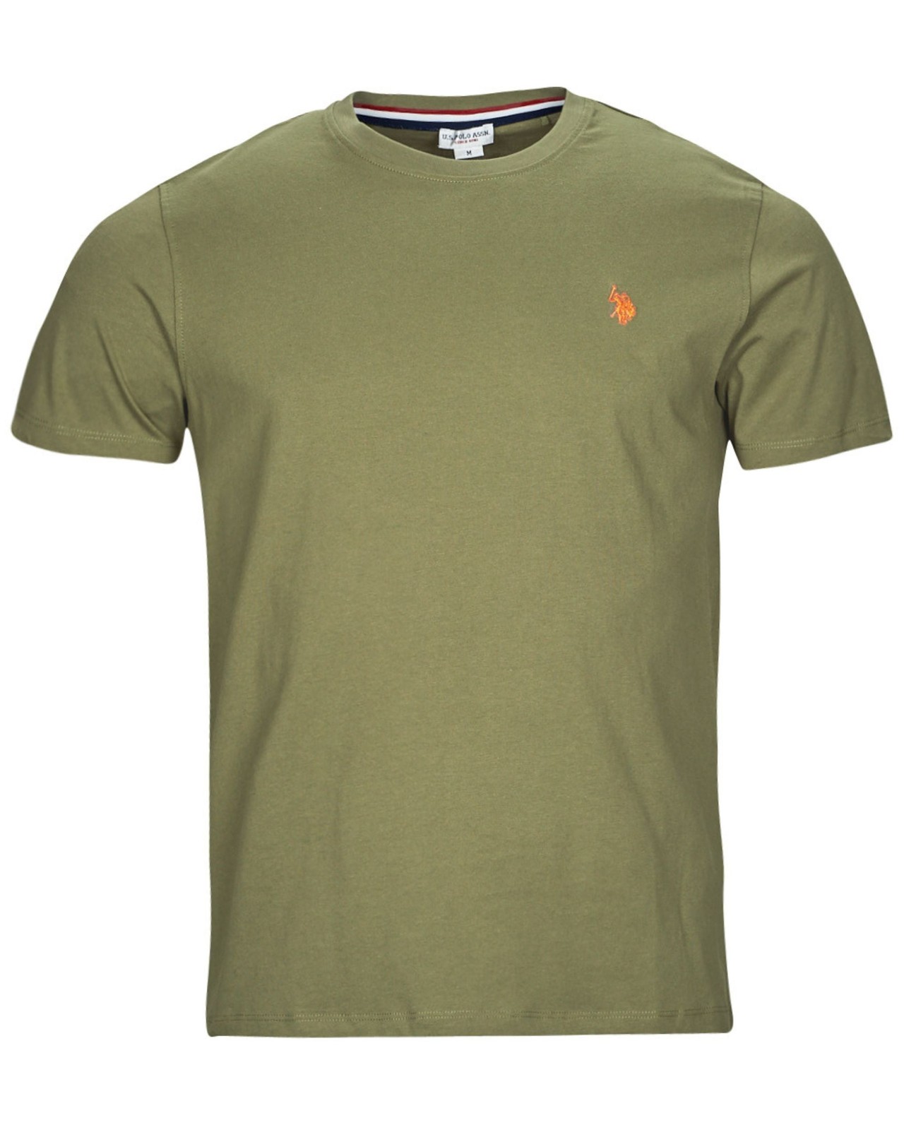 U.S. Polo Assn. Mick 65060 Men's Military Green Cotton Polo Shirt