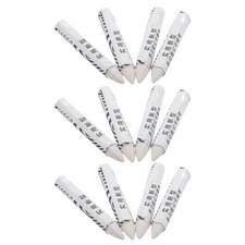 12 Pcs White Wax Tire Marker Crayons Waterproof Auto Tire Pen For Vehicle Use