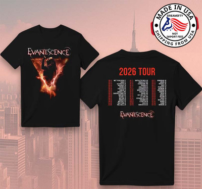 Evanescence 2026 tour Fan Gifts Concert Unisex T-Shirt