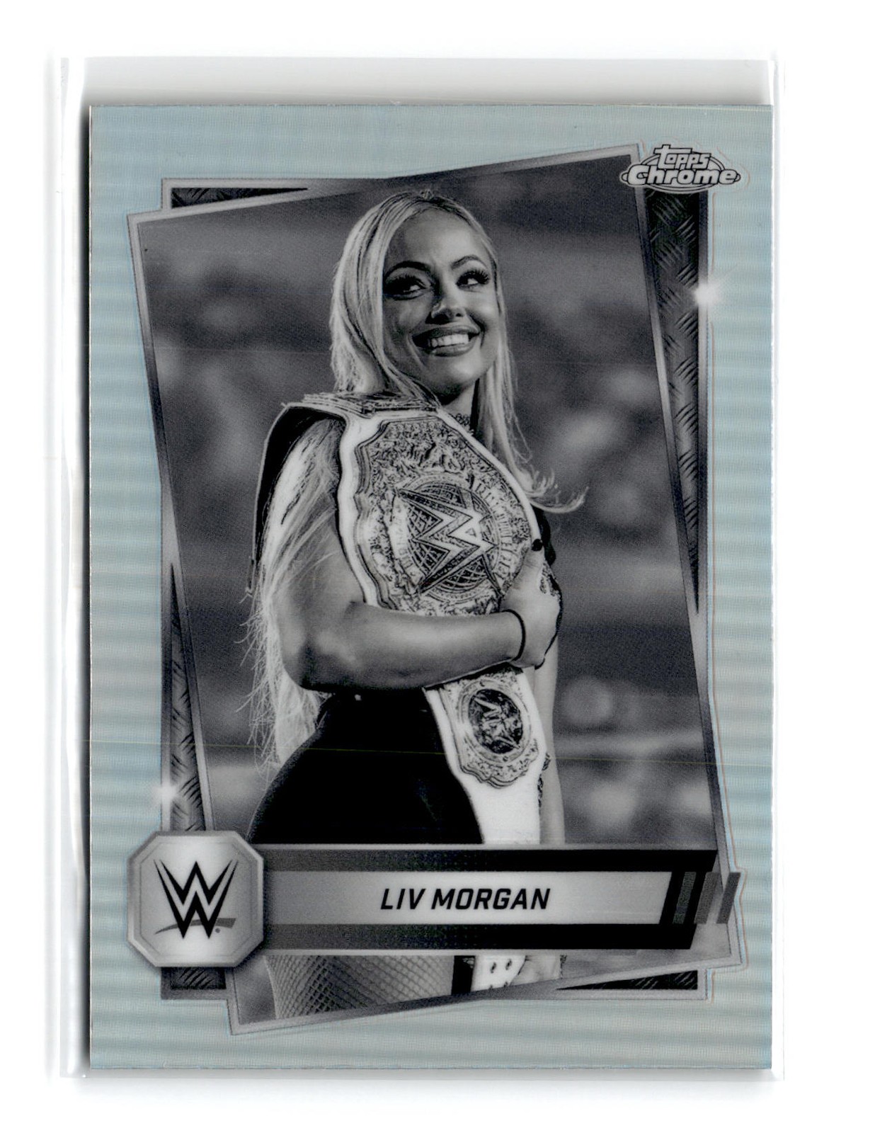 Liv Morgan 2025 Topps Chrome WWE Sepia Refractor #146