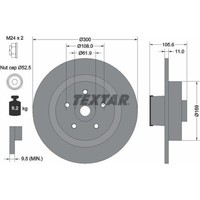 2X Textar 92252903 Bremsscheibe FüR Renault Clio Megane BR0 1 CR0 1 BM0 1 CM0 1