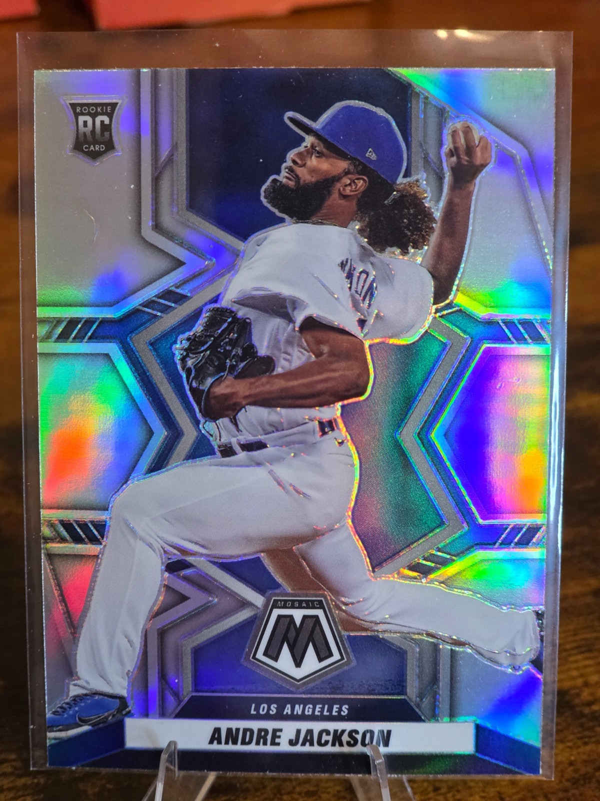 2022 Panini Mosaic - Rookies Andre Jackson #228  (RC) Silver Prizm ROOKIE