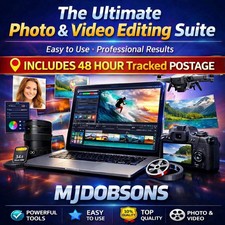Photo Video Editing Software USB Professional Image Media Editor for PC W11