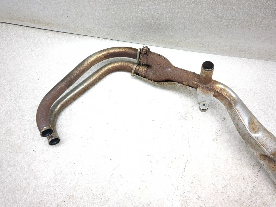 91-93 Suzuki GSX1100 G GSX 1100 Rear Left Full Exhaust Header Pipe Muffler - Image 2 of 4