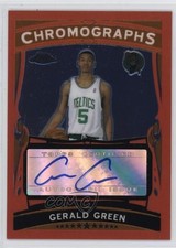 2005-06 Topps Chrome Chromographs /208 Gerald Green #CH-GG Rookie Auto RC