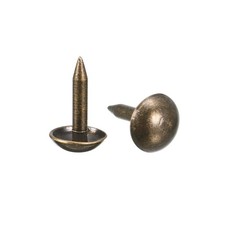 Upholstery Nails Tacks 6mm Dia 8mm Height Push Pins Bronze Tone 100Pcs