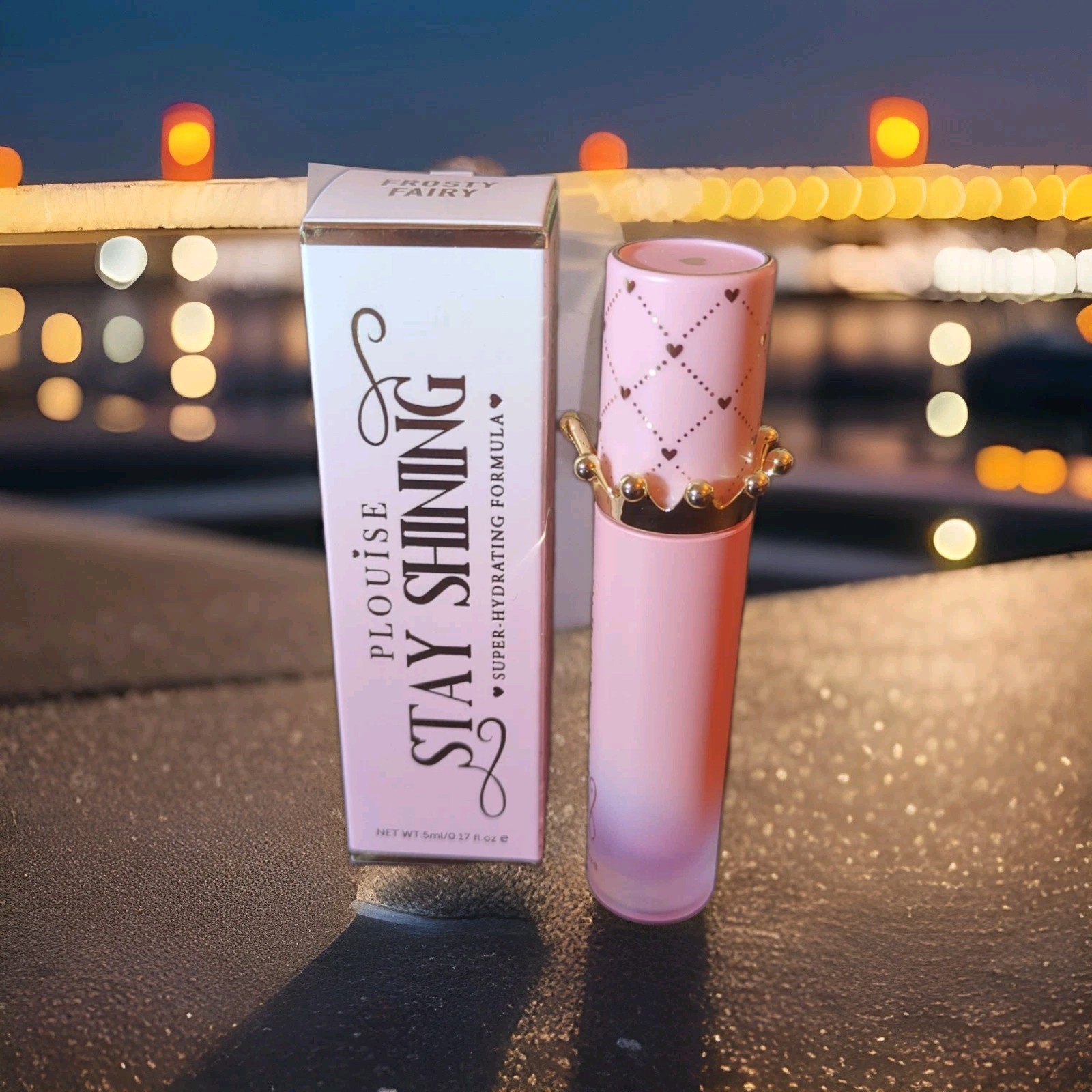 P.Louise Stay Shining Crown Lip Oil Frosty Fairy let that mango FREE SHIPPING