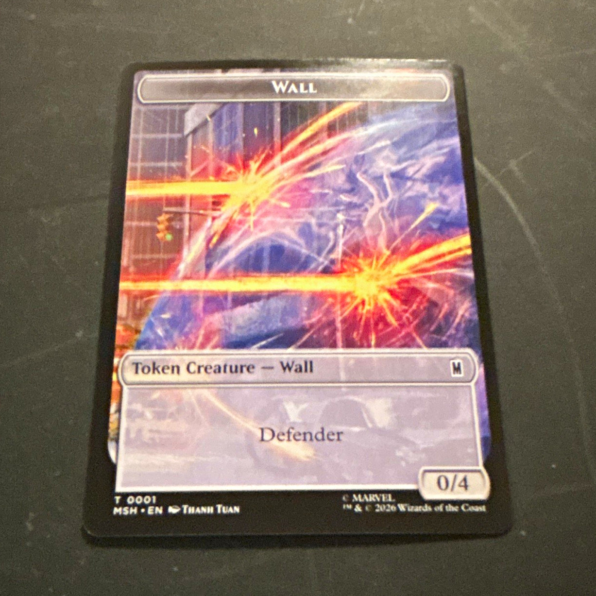 MTG Marvel Wall / Alien Double-Sided Token #T0001 #T0011 Universes Beyond NM