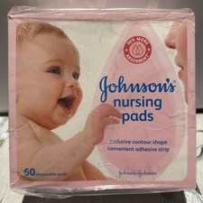 Johnson'S Disposable Nursing Pads with Natural Cotton, 60 Ct New In Sealed Box